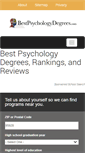 Mobile Screenshot of bestpsychologydegrees.com